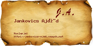 Jankovics Ajád névjegykártya